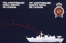 Poster for the Canadian Navy’s 75th anniversary, 1985.