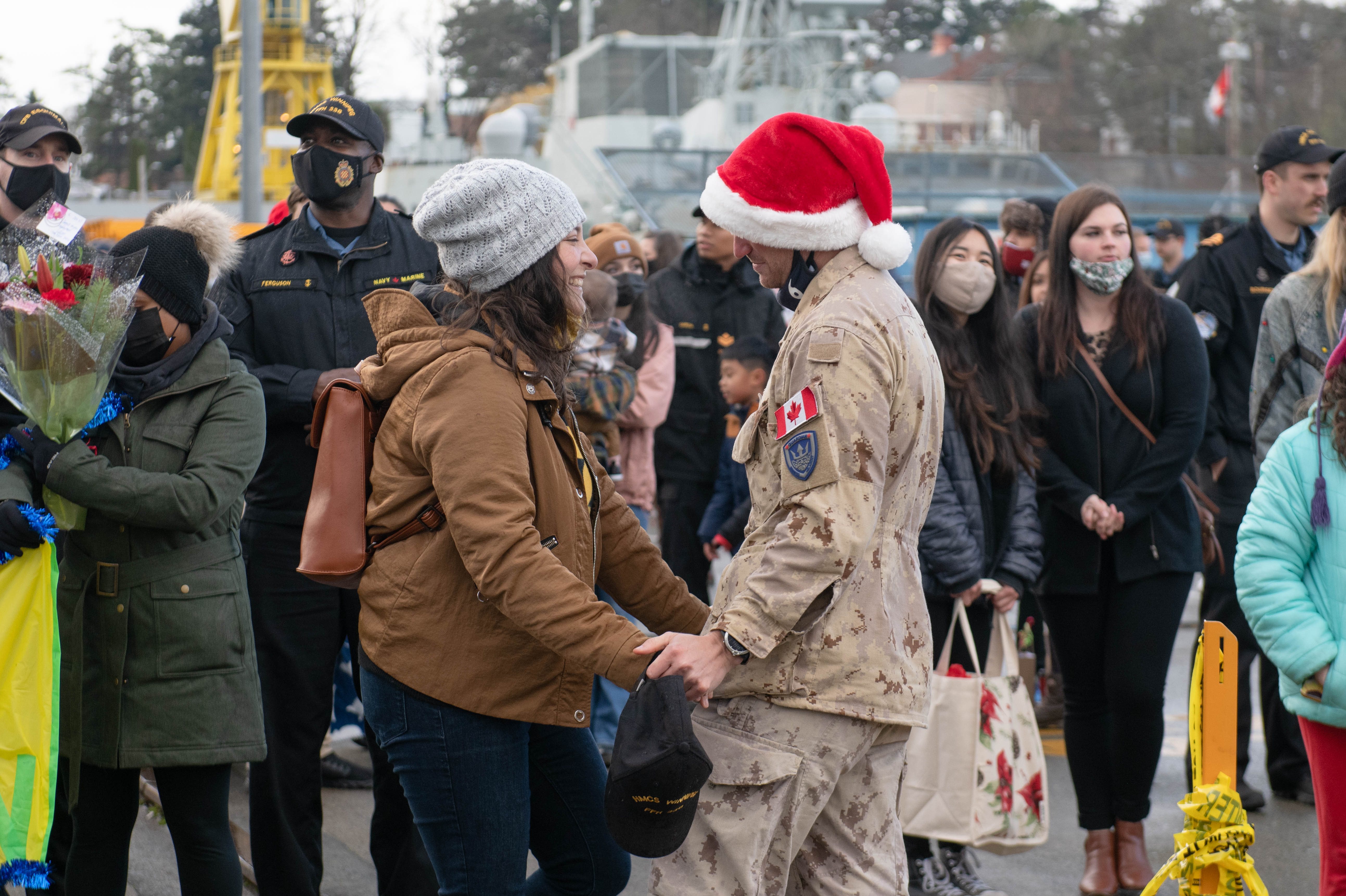 HMCS Winnipeg arrived home on December 16
