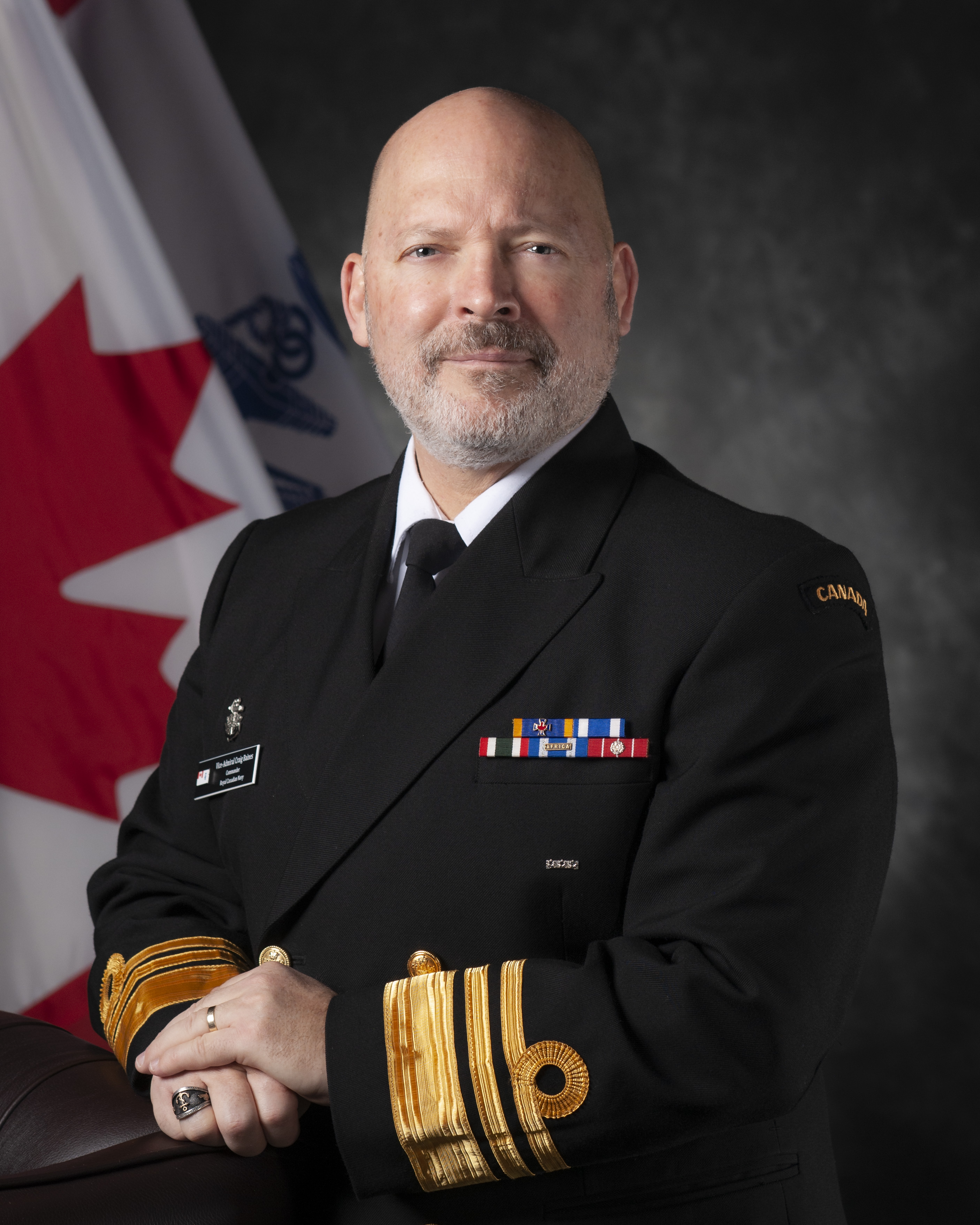 Vice-Admiral C.A. Baines, CMM, MSC, CD